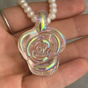 Rose pendant. One of a kind.